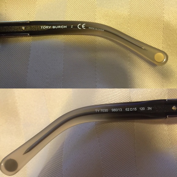 Gold studded authentic Tory burch sunglasses - Picture 2 of 4